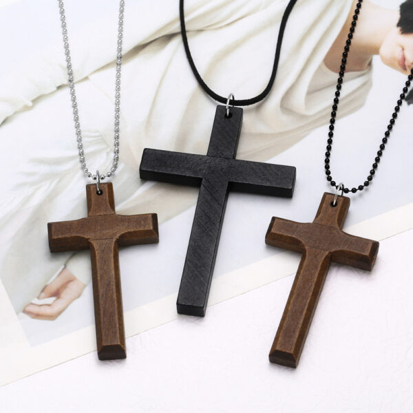 Wholesale Cross Wooden Necklaces
