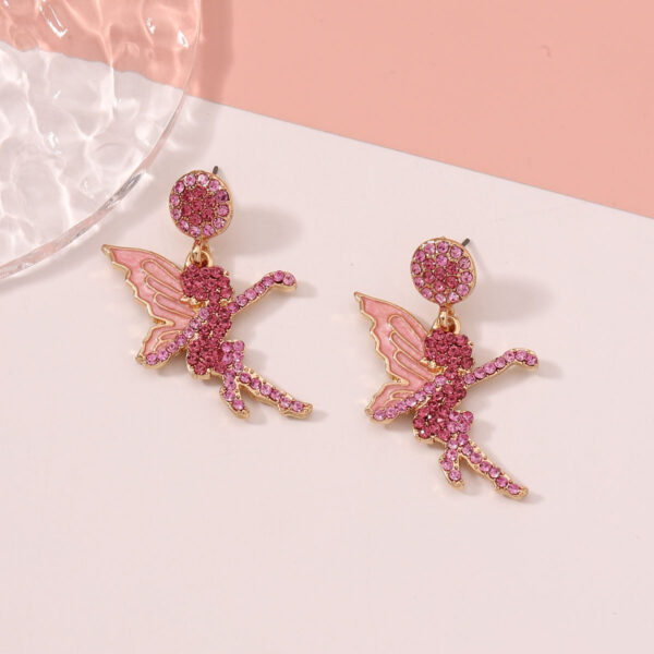 O1CN01f33Ahc1gFnu4TeGtg_2213748334113-0-cib Wholesale Diamond Forest Elf Zinc Alloy Earrings
