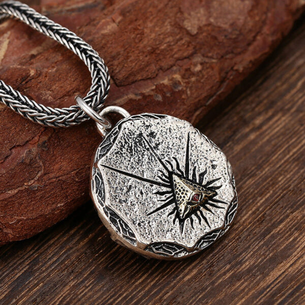 Wholesale God's Eye Pendant Copper Necklace