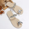 Wholesale Rubber Rhinestone Butterfly Flip Flops