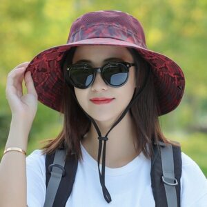 Camouflage wine red / Adjustable (55-59cm)