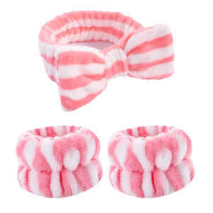 #19 watermelon red stripe three piece set (3 elastic)