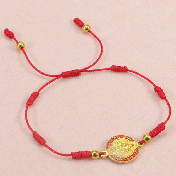 O1CN01f8qS6d2638uMGD4qF__2203446167605-0-cib Wholesale St. Benedict Red Thread Hand Made Bracelet