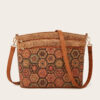 Wholesale Retro Ethnic Style Shoulder Bags, Kraft Paper Crossbody Bags
