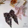 Wholesale Chiffon Floral Bow Ribbon Hair Clips