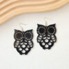 Wholesale Owl Cutout Acrylic Earrings