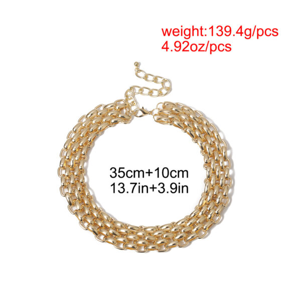 Wholesale Exaggerated Thick Chain Sweater Iron Necklaces