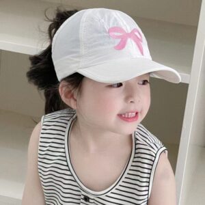 White-bow half empty top / 48-53CM recommended 2-8 years old