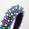 Wholesale Valentine's Day High Skull Sponge Pearl Wide Brimmed Headband
