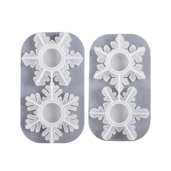 Wholesale DIY Resin Crystal Drop Glue Christmas Snowflake Mold