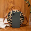 O1CN01fDrYKC1RX0NnBD3N6_2210054182120-0-cib Wholesale PU Leopard Handle Shoulder Small Round Bag
