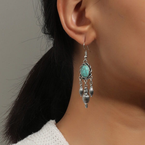 Wholesale Bohemian Turquoise Vintage Earrings