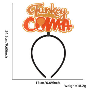 Letter Chicken Leg Hair Hoop / Free size