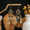 O1CN01fEjVM01onFhHK6f1J_2059265269-0-cib Wholesale Boho Tassel Flowers Alloy Earrings
