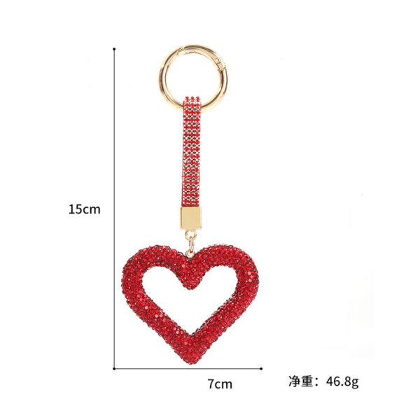 O1CN01fEszHH2GKDuqRRSQu_2208315888996-0-cib Wholesale Hollow Diamond Heart Key Chain