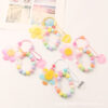 Wholesale Colorful Sun Flower Resin Keychain
