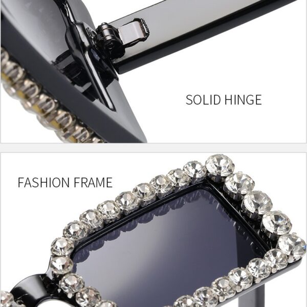 O1CN01fGAiT81Fk2bnWlYgZ_2206418630524-0-cib Wholesale PC Small Frame Sunglasses with Diamonds