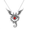 Wholesale Punk Gothic Dark Owl Necklace