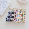 Wholesale Hand Woven Daisy Pearl Flower Cotton Rope Keychain