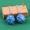 Wholesale Polygon Dice Acrylic Earrings