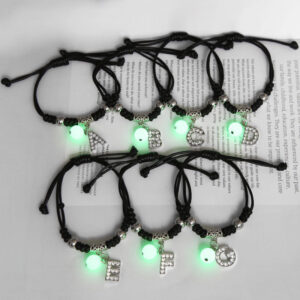 Wholesale Alloy English Alphabet Luminous Bracelet
