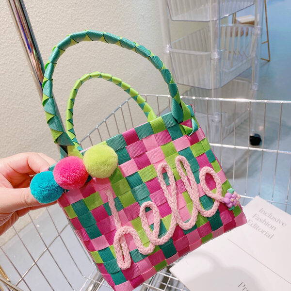 O1CN01fMmX7Z1RMvhfWJnfL_1866012098-0-cib Wholesale Vegetable Basket Summer Rainbow Straw Tote Bag