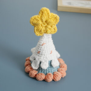 Meat powder cream star hairpin