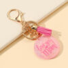 Wholesale Love MAMA German Word Resin Tassel Mother's Day Keychain