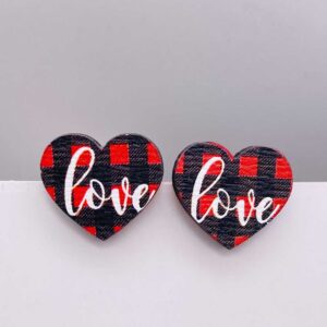 JE1199D / Wooden ear studs