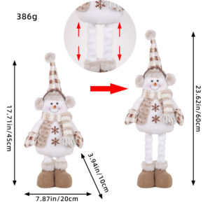 S1-24 pointy hat snowman