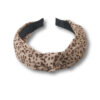 Wholesale Wide Edge Leopard Print Fabric Hair Bands