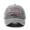 Wholesale Cotton Washed Distressed Letter Embroidery Baseball Cap
