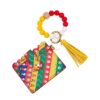 O1CN01fTvQq11b72EmPJ8I9_2208367413417-0-cib Wholesale Christmas Card Holder Silicone Beaded Wrist Keychain
