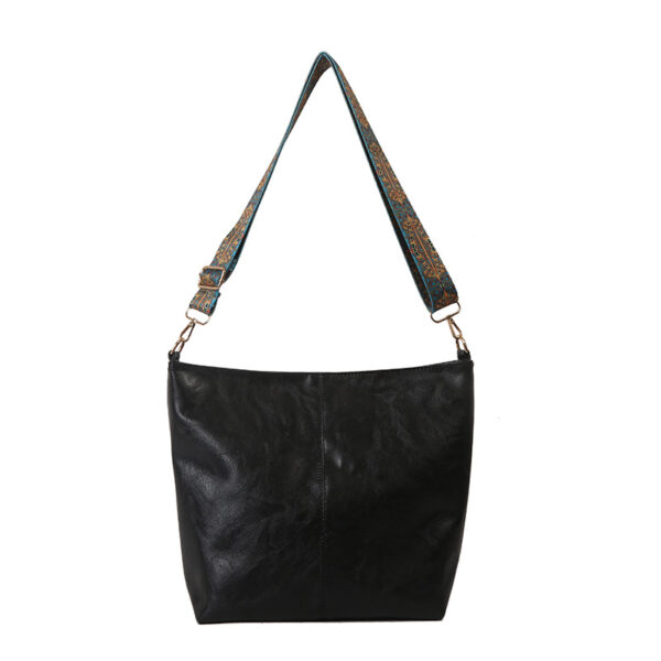 Wholesale Soft Leather Large Capacity Wide Shoulder Strap Bag, Single Shoulder Crossbody Bag