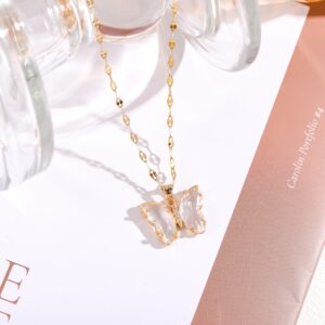 White / 7*15 butterfly