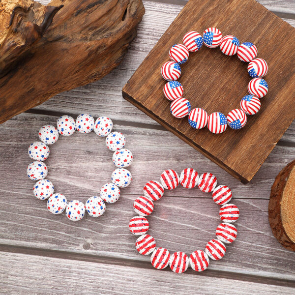 Wholesale Sports Style Baseball Wooden Bracelet with Wood Chip Keychain