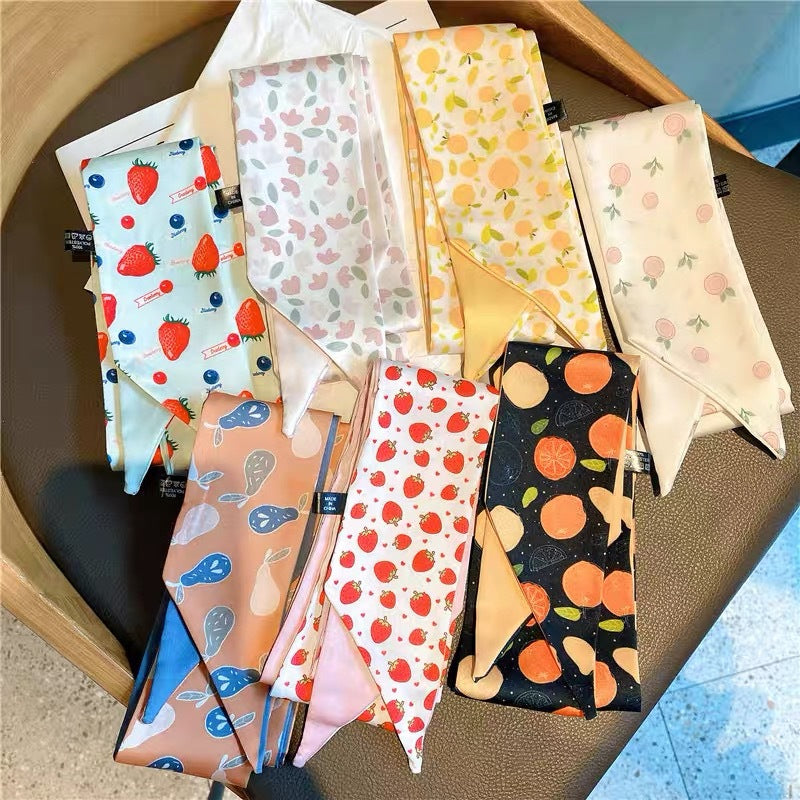 Wholesale Vintage Silk ves Fabric Hair Scrunchies