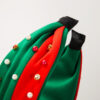 O1CN01fWeIml2LDsUOCrA47_2206398079659-0-cib Wholesale New Trendy Christmas Headband Fashion Christmas Red and Green Color-Blocked Headband