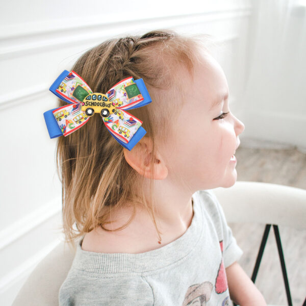 Wholesale Fabric Kids Bow Hair Clips