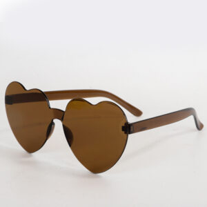 Brown love glasses
