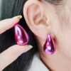 Wholesale Water Drop Acrylic Earrings