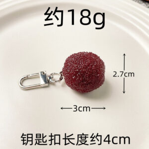 Dark red bayberry door buckle / Golden Door Buckle