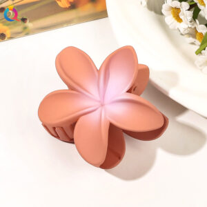 8cm frangipani-gradient orange / Qiyue factory direct sales