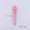 Wholesale Beadable Pens Handmade Flower Silicone Beaded Ballpoint Pen
