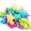 Wholesale 30*22mm Cartoon Turtle Silicone Beads