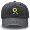 O1CN01fhC6p31SWpyhSSIfu_2215918662255-0-cib Wholesale Washed Cotton Sunflower Baseball Caps