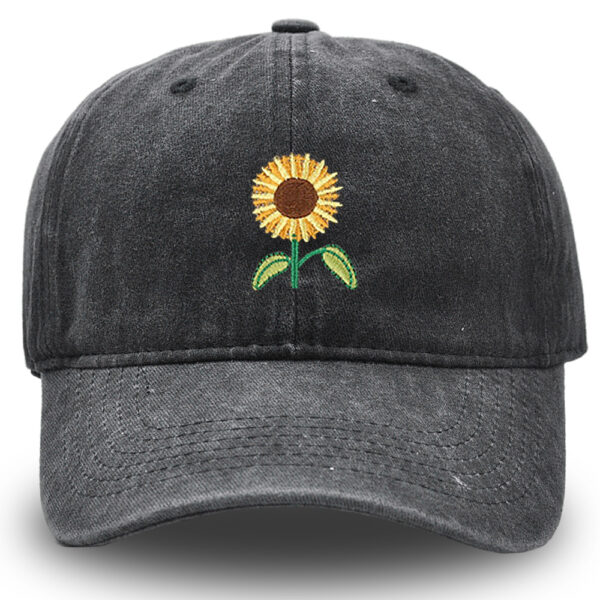 O1CN01fhC6p31SWpyhSSIfu_2215918662255-0-cib Wholesale Washed Cotton Sunflower Baseball Caps