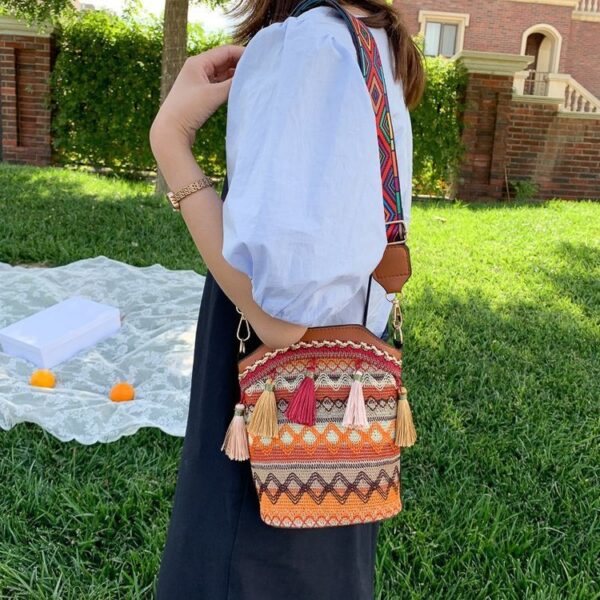 Wholesale Canvas Ethnic Style Shoulder Bag