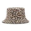 Wholesale Canvas Double -sided Leopard Fisherman Hat