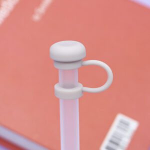 Grey mushroom head 10mm / 10mm straw cap [without straw]]